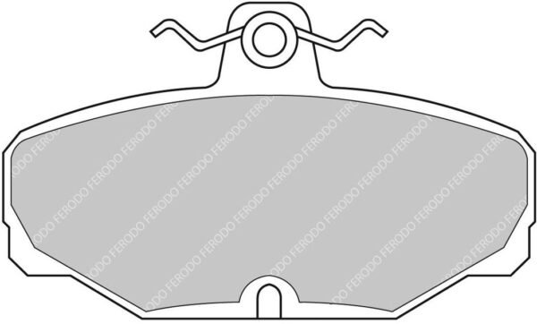 FER-FCP408H - Ferodo DS2500 Brake Pads; Front/Rear - Image 3