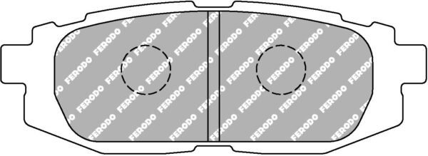 FER-FCP4187W - Ferodo DS1.11 Brake Pads; Rear - Image 3