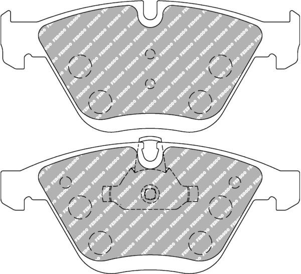 FER-FCP4191H - Ferodo DS2500 Brake Pads; Front - Image 3