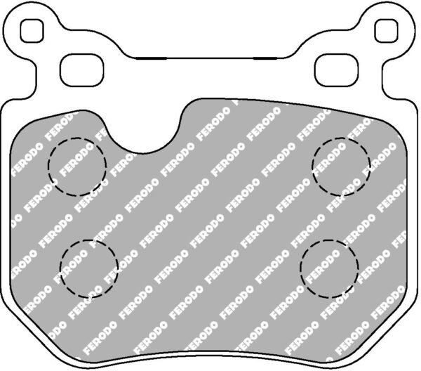 FER-FCP4217H - Ferodo DS2500 Brake Pads; Rear - Image 3