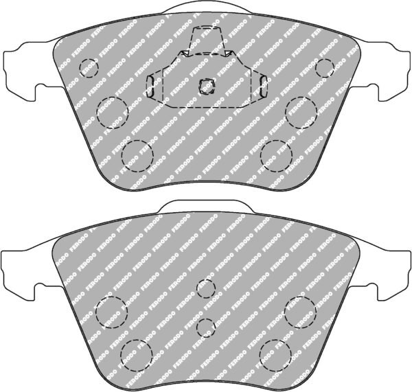 FER-FCP4223H - Ferodo DS2500 Brake Pads; Front - Image 3