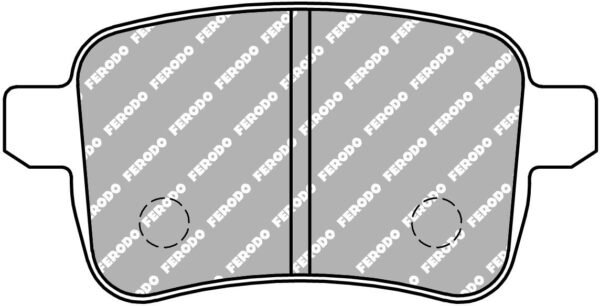 FER-FCP4308H - Ferodo DS2500 Brake Pads; Rear - Image 3