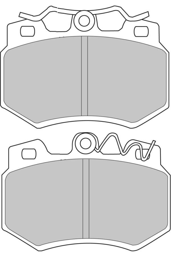 FER-FCP434H - Ferodo DS2500 Brake Pads; Front - Image 3