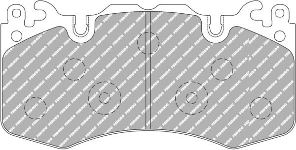 FER-FCP4379H - Ferodo DS2500 Brake Pads; Front - Image 3