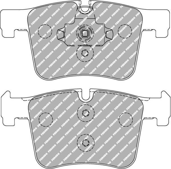FER-FCP4394H - Ferodo DS2500 Brake Pads; Front - Image 3