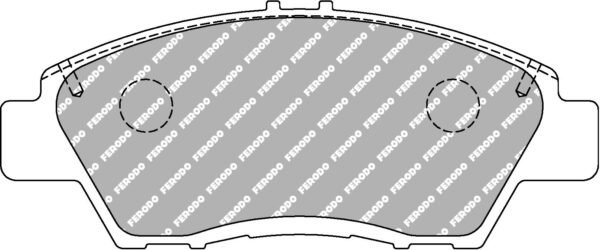 FER-FCP4404H - Ferodo DS2500 Brake Pads; Front - Image 3