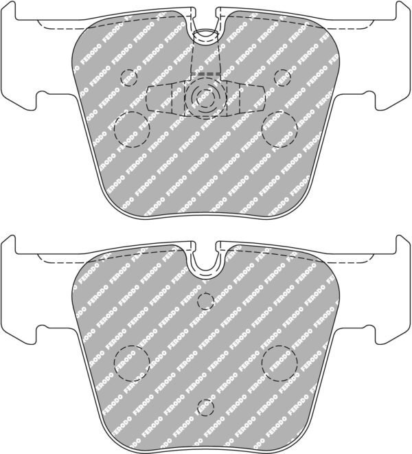 FER-FCP4412H - Ferodo DS2500 Brake Pads; Front - Image 3