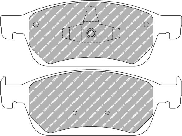 FER-FCP4416H - Ferodo DS2500 Brake Pads; Front - Image 3