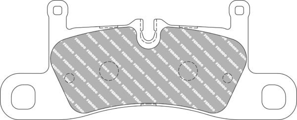 FER-FCP4424G - Ferodo DS3.12 Brake Pads; Rear - Image 3