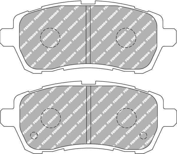 FER-FCP4426H - Ferodo DS2500 Brake Pads; Front - Image 3
