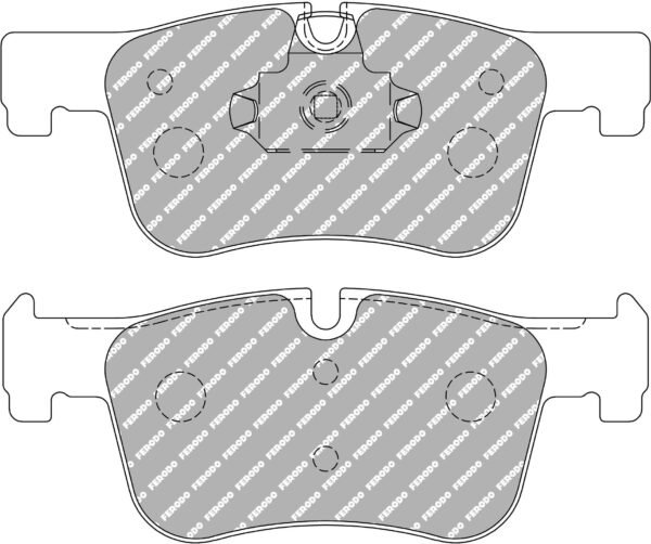 FER-FCP4489H - Ferodo DS2500 Brake Pads; Front - Image 3