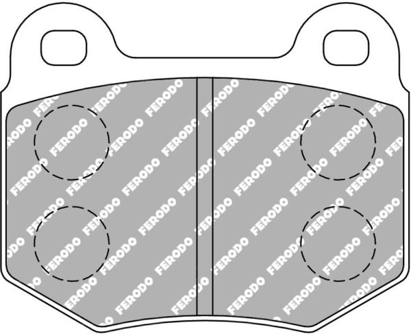 FER-FCP448R - Ferodo DS3000 Brake Pads; Front - Image 3
