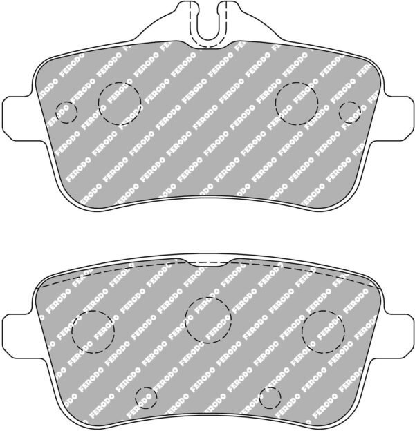 FER-FCP4587H - Ferodo DS2500 Brake Pads; Rear - Image 3