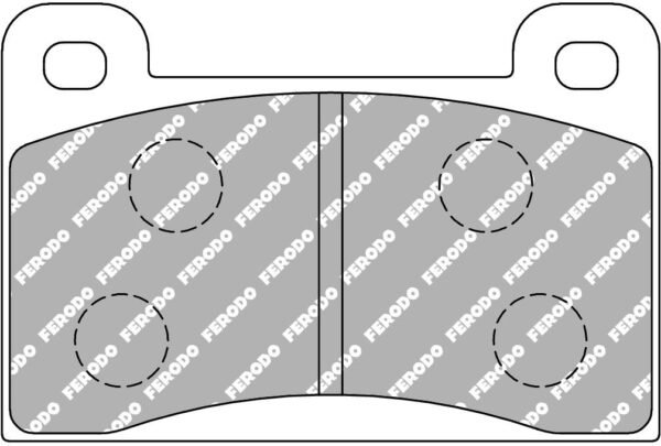 FER-FCP461H - Ferodo DS2500 Brake Pads; Front/Rear - Image 3
