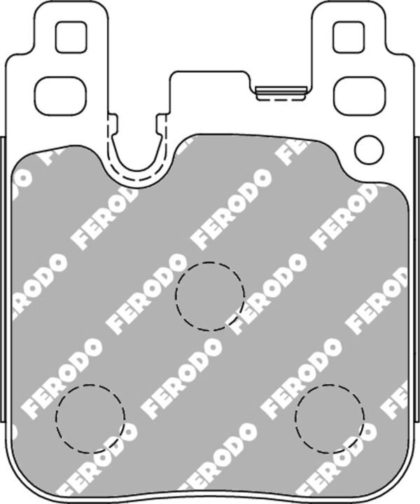 FER-FCP4663G - Ferodo DS3.12 Brake Pads; Rear - Image 3