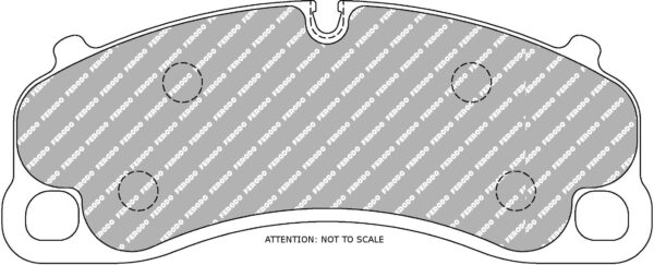 FER-FCP4664H - Ferodo DS2500 Brake Pads; Front - Image 3