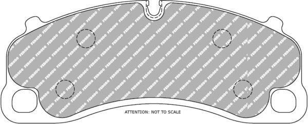 FER-FCP4664W - Ferodo DS1.11 Brake Pads; Front - Image 3