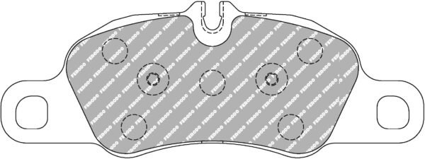 FER-FCP4805H - Ferodo DS2500 Brake Pads; Front - Image 3