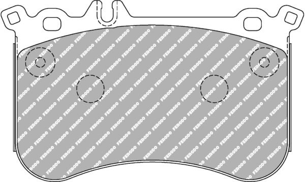 FER-FCP4806H - Ferodo DS2500 Brake Pads; Front - Image 3