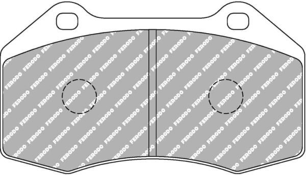 FER-FCP4821H - Ferodo DS2500 Brake Pads; Front - Image 3