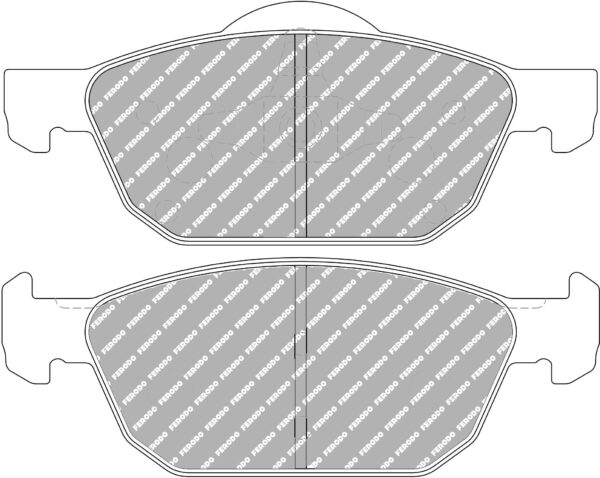 FER-FCP4868H - Ferodo DS2500 Brake Pads; Front - Image 3