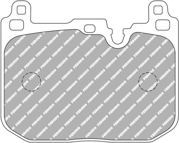 FER-FCP4872H - Ferodo DS2500 Brake Pads; Front - Image 3