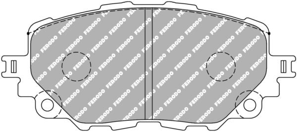FER-FCP4873Z - Ferodo DS UNO Brake Pads; Front - Image 3