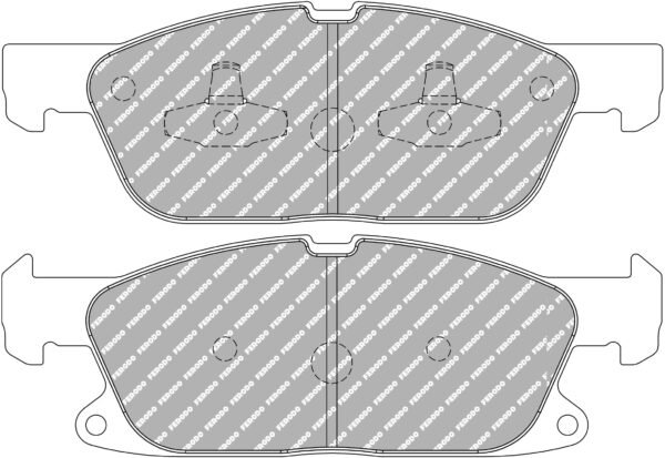 FER-FCP4930H - Ferodo DS2500 Brake Pads; Front - Image 3