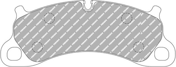 FER-FCP4955W - Ferodo DS1.11 Brake Pads; Front - Image 3