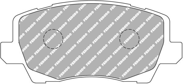 FER-FCP5037H - Ferodo DS2500 Brake Pads; Front - Image 3