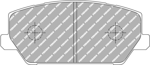 FER-FCP5099H - Ferodo DS2500 Brake Pads; Front - Image 3