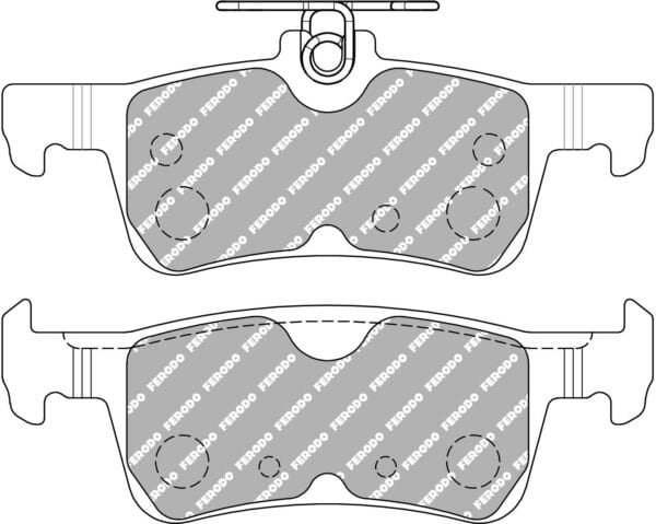 FER-FCP5130H - Ferodo DS2500 Brake Pads; Rear - Image 3