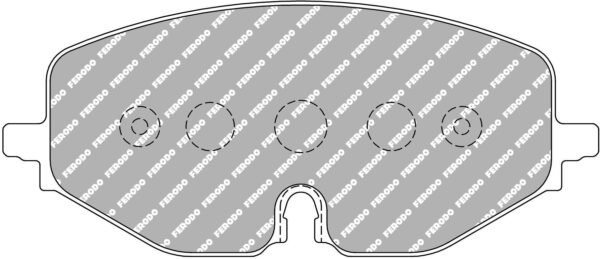 FER-FCP5194H - Ferodo DS2500 Brake Pads; Front - Image 3