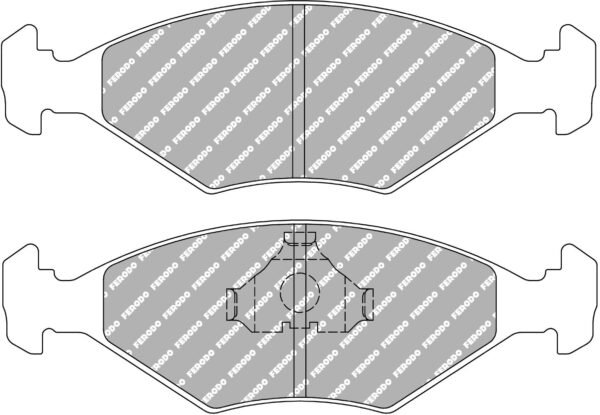 FER-FCP519R - Ferodo DS3000 Brake Pads; Front - Image 3