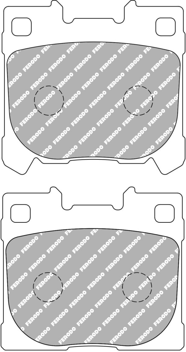 FER-FCP5262H - Ferodo DS2500 Brake Pads; Rear - Image 3