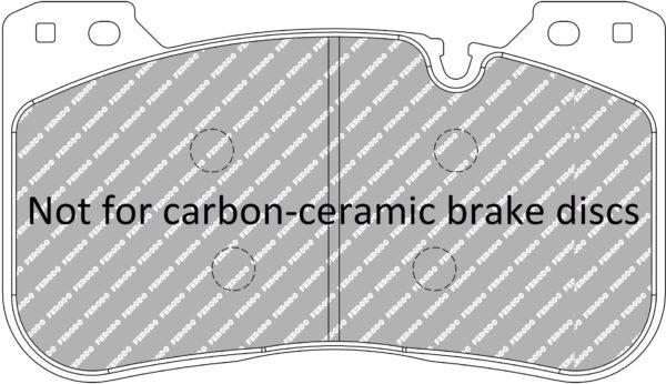 FER-FCP5301H - Ferodo DS2500 Brake Pads; Front - Image 3