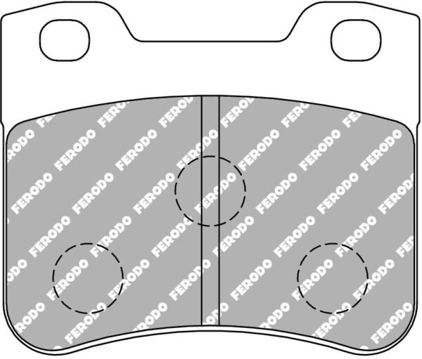 FER-FCP535H - Ferodo DS2500 Brake Pads; Front - Image 3