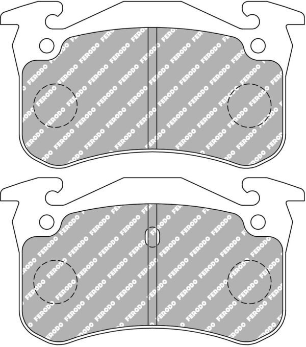 FER-FCP558H - Ferodo DS2500 Brake Pads; Rear - Image 3