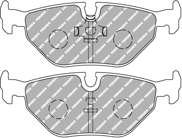 FER-FCP578W - Ferodo DS1.11 Brake Pads; Rear - Image 3