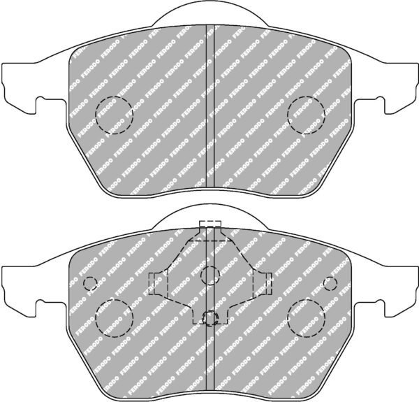 FER-FCP590H - Ferodo DS2500 Brake Pads; Front - Image 3