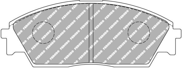 FER-FCP598H - Ferodo DS2500 Brake Pads; Front - Image 3