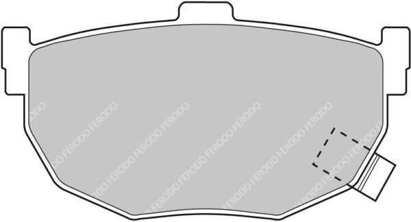 FER-FCP638H - Ferodo DS2500 Brake Pads; Rear - Image 3