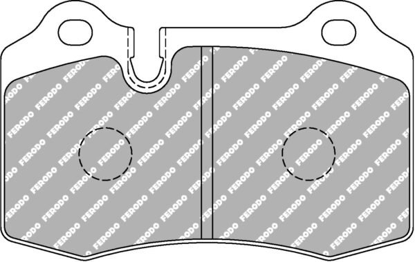 FER-FCP721H - Ferodo DS2500 Brake Pads; Front/Rear - Image 3