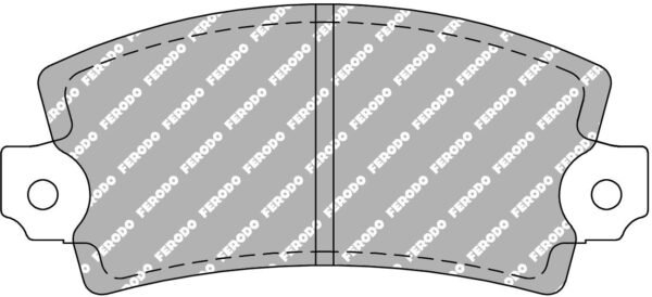 FER-FCP72H - Ferodo DS2500 Brake Pads; Front/Rear - Image 3