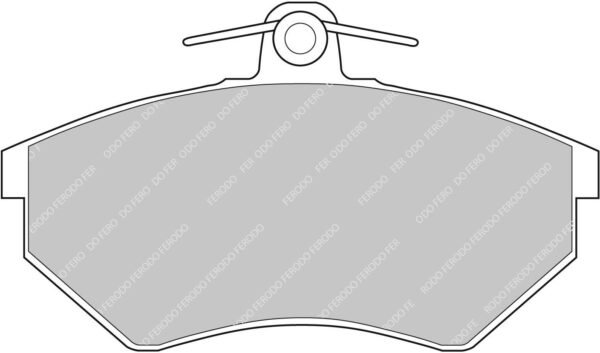 FER-FCP774H - Ferodo DS2500 Brake Pads; Front - Image 3