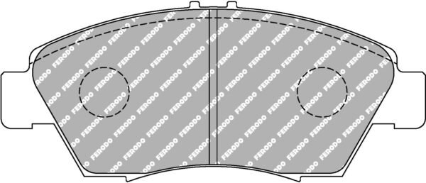 FER-FCP776H - Ferodo DS2500 Brake Pads; Front - Image 3