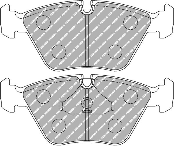 FER-FCP779H - Ferodo DS2500 Brake Pads; Front - Image 3