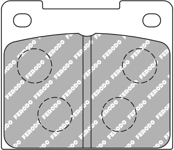 FER-FCP809C - Ferodo FER4300 Brake Pads; Front/Rear - Image 3