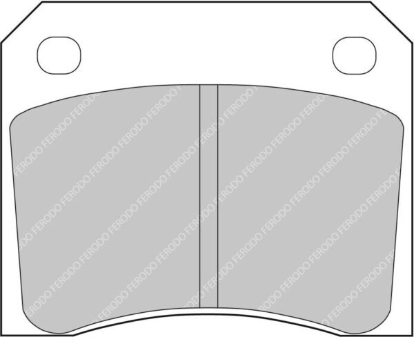 FER-FCP815H - Ferodo DS2500 Brake Pads; Rear - Image 3