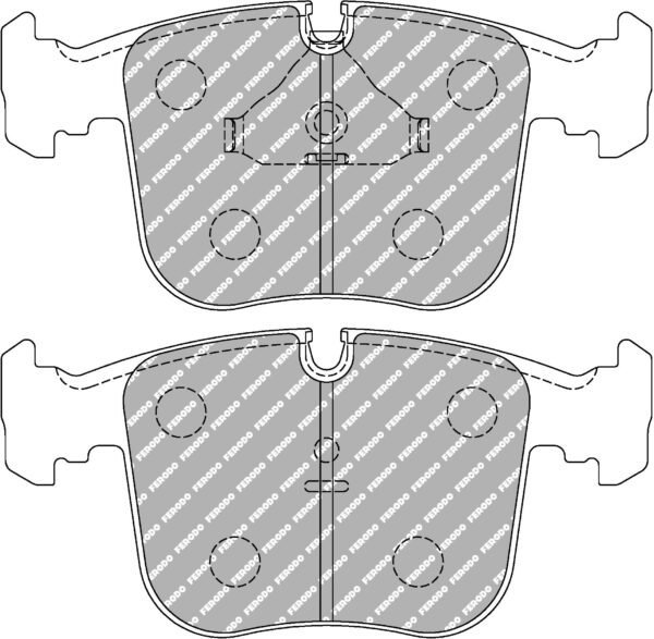 FER-FCP856H - Ferodo DS2500 Brake Pads; Front - Image 3
